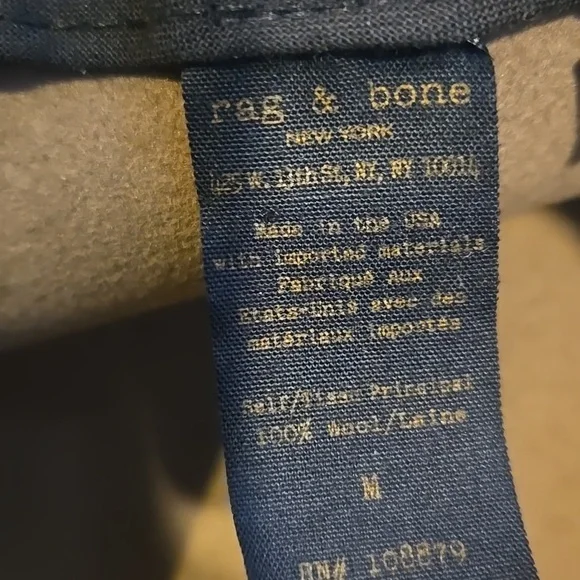 Rag & Bone New York 100% Wool Stylish Hat - Picture 11 of 12